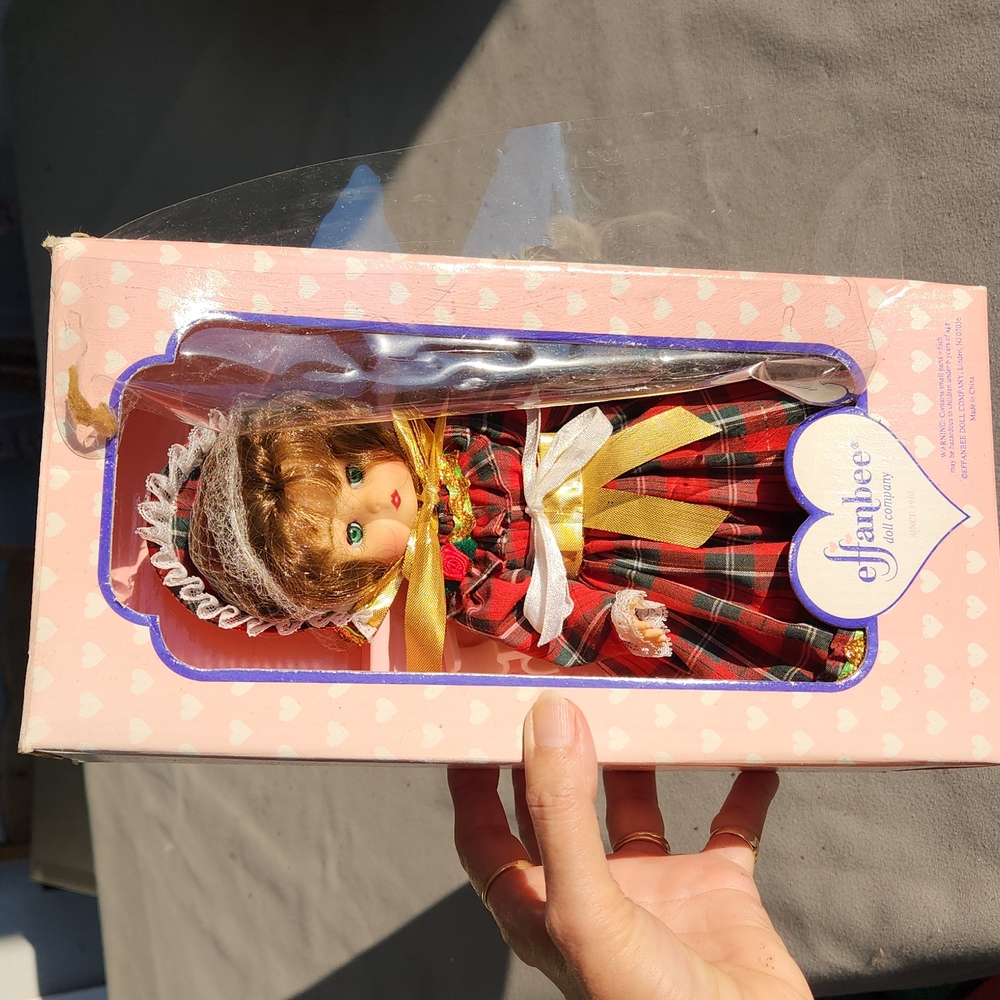 Effenbee Annual Christmas Doll in original box. "Lil Innocence"